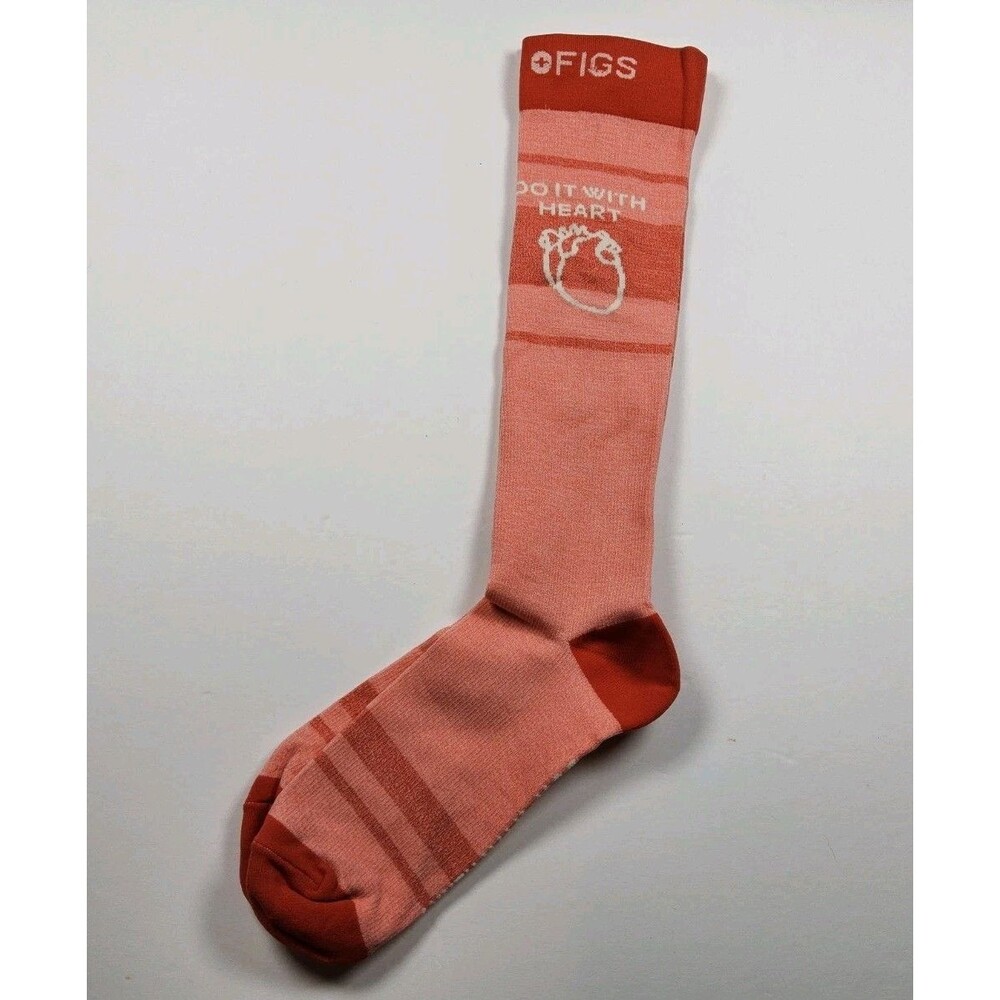 FIGS Compression Do It With Heart Nurse Medical Socks Size S